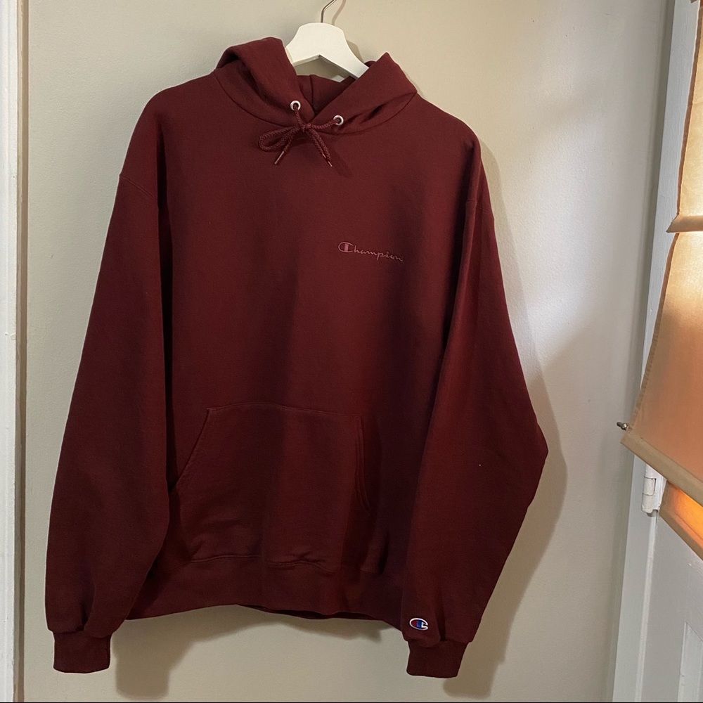 Champion small script hoodie